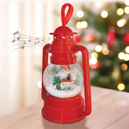 Snowfall lantern xmas illuminated romantic outdoor Snowing Xmas Lantern - Magnamail